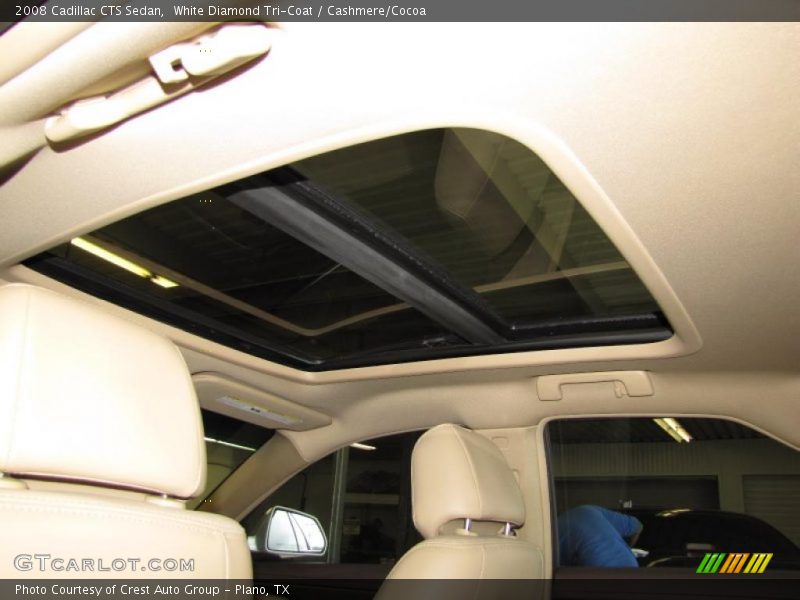 White Diamond Tri-Coat / Cashmere/Cocoa 2008 Cadillac CTS Sedan