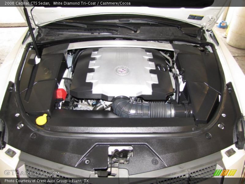 White Diamond Tri-Coat / Cashmere/Cocoa 2008 Cadillac CTS Sedan