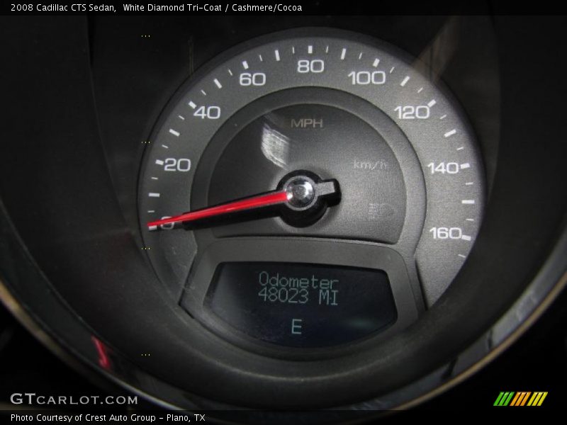 White Diamond Tri-Coat / Cashmere/Cocoa 2008 Cadillac CTS Sedan
