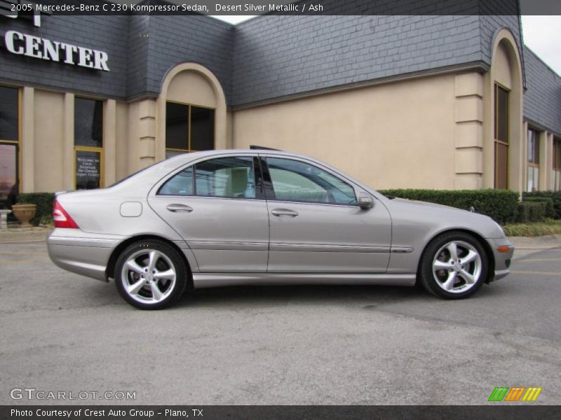 Desert Silver Metallic / Ash 2005 Mercedes-Benz C 230 Kompressor Sedan