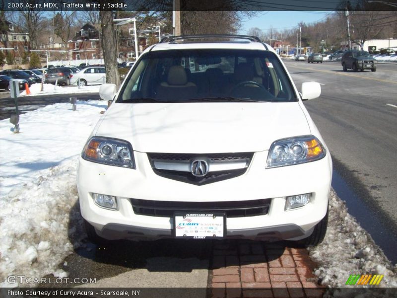 Taffeta White / Saddle 2006 Acura MDX