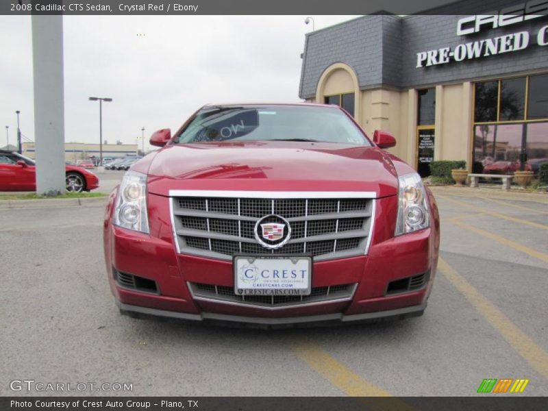 Crystal Red / Ebony 2008 Cadillac CTS Sedan