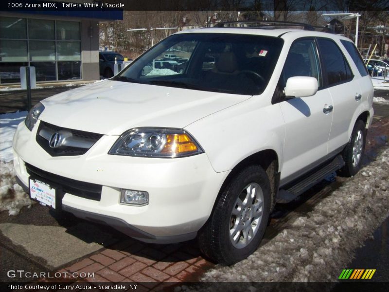 Taffeta White / Saddle 2006 Acura MDX