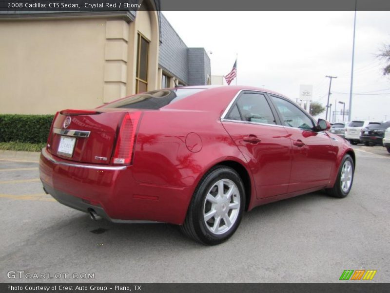 Crystal Red / Ebony 2008 Cadillac CTS Sedan