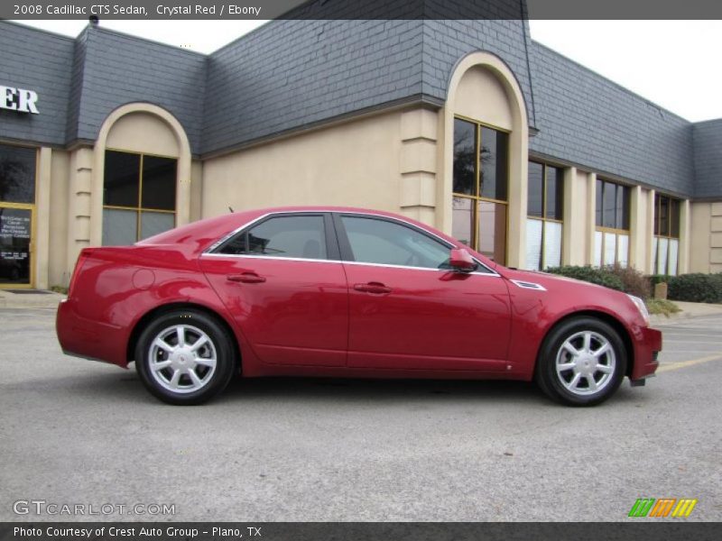 Crystal Red / Ebony 2008 Cadillac CTS Sedan
