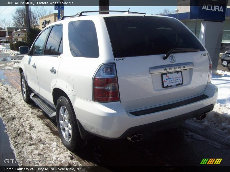 Taffeta White / Saddle 2006 Acura MDX