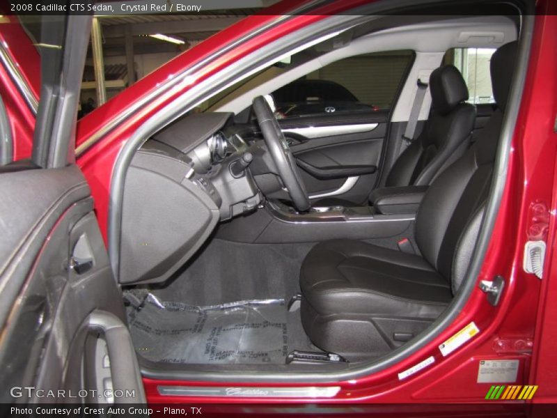 Crystal Red / Ebony 2008 Cadillac CTS Sedan