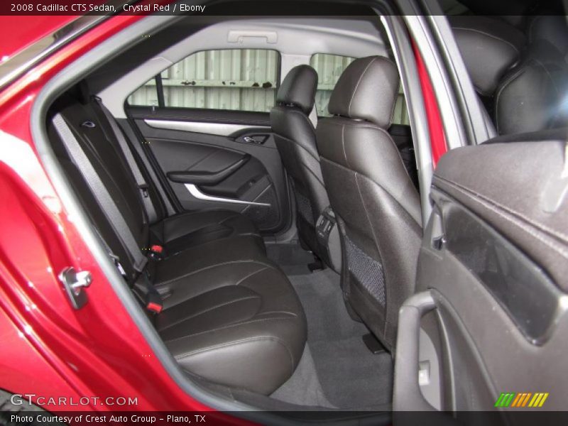 Crystal Red / Ebony 2008 Cadillac CTS Sedan