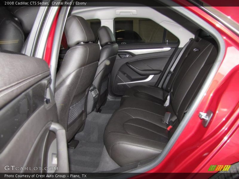 Crystal Red / Ebony 2008 Cadillac CTS Sedan