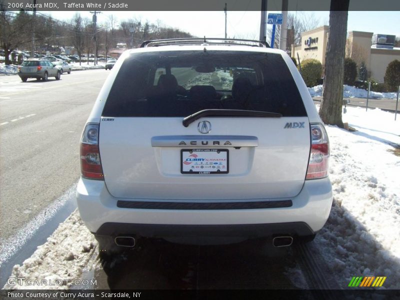 Taffeta White / Saddle 2006 Acura MDX