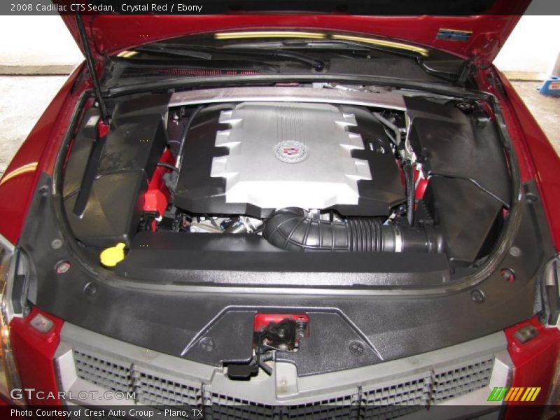 Crystal Red / Ebony 2008 Cadillac CTS Sedan