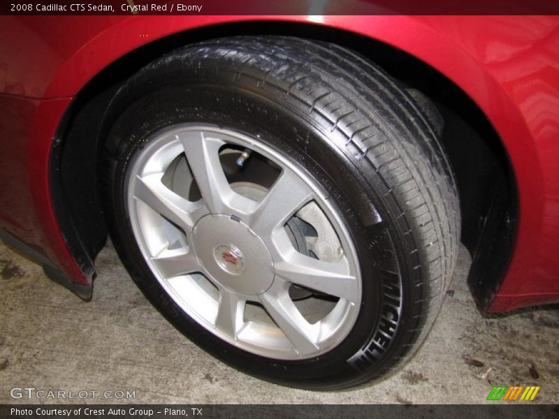 Crystal Red / Ebony 2008 Cadillac CTS Sedan