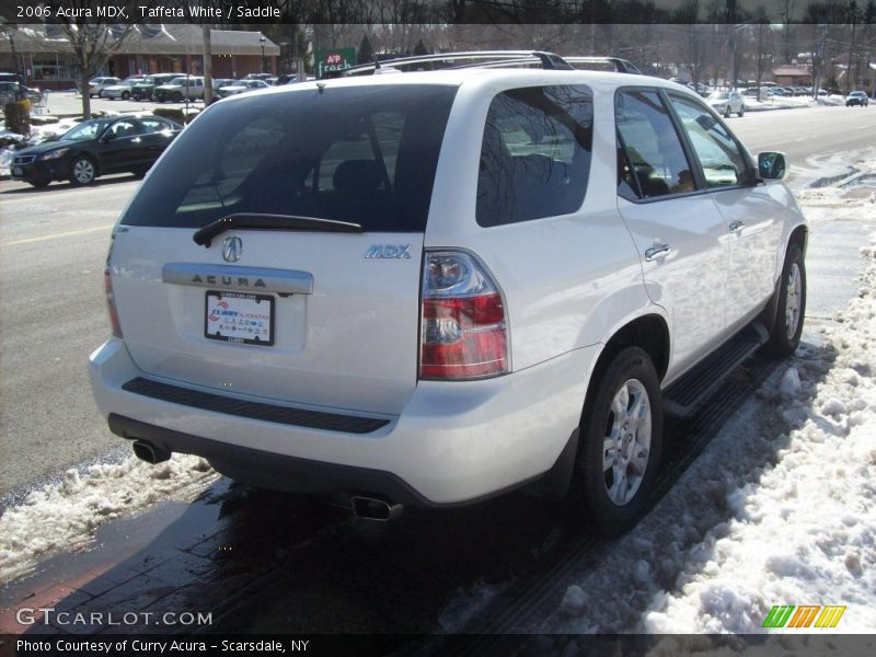 Taffeta White / Saddle 2006 Acura MDX
