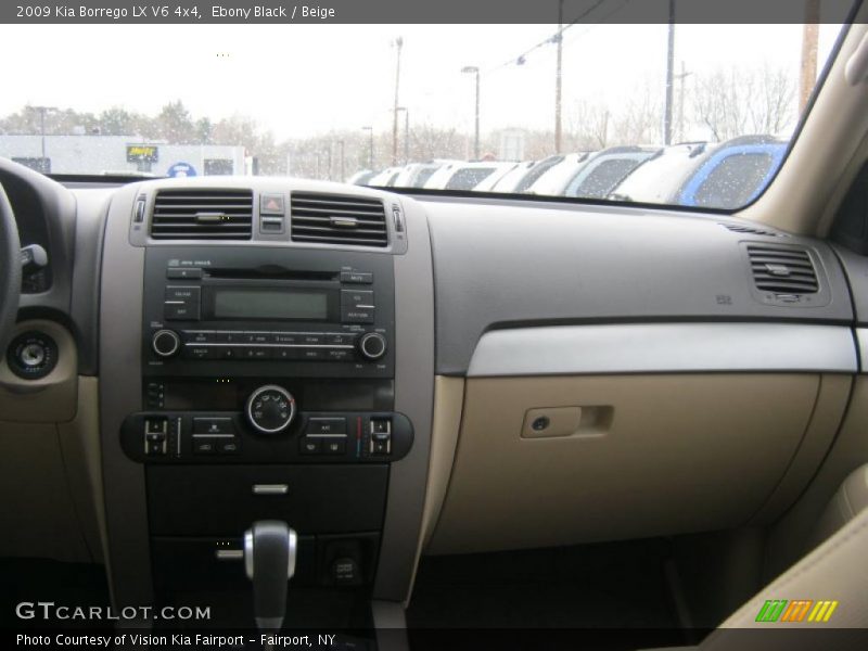 Ebony Black / Beige 2009 Kia Borrego LX V6 4x4