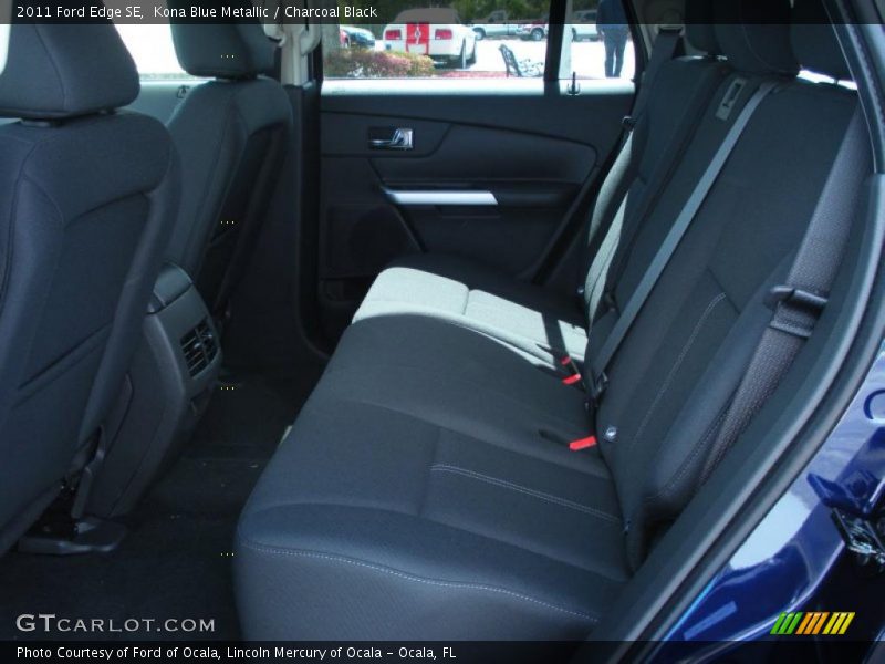 Kona Blue Metallic / Charcoal Black 2011 Ford Edge SE