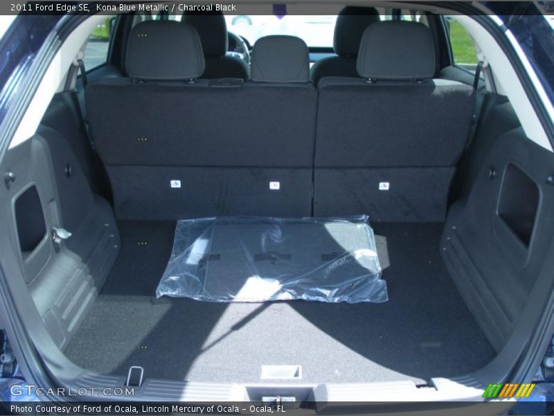 Kona Blue Metallic / Charcoal Black 2011 Ford Edge SE