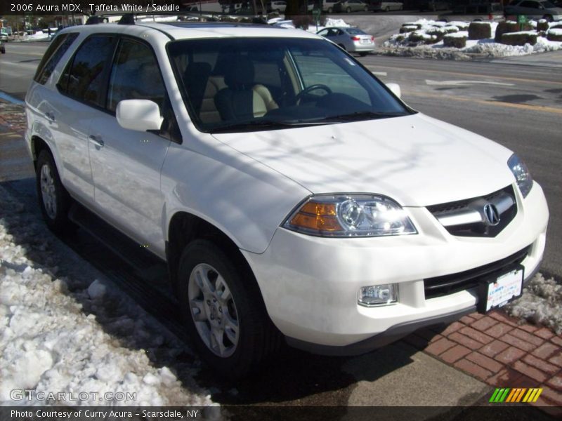 Taffeta White / Saddle 2006 Acura MDX