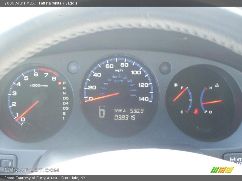 Taffeta White / Saddle 2006 Acura MDX
