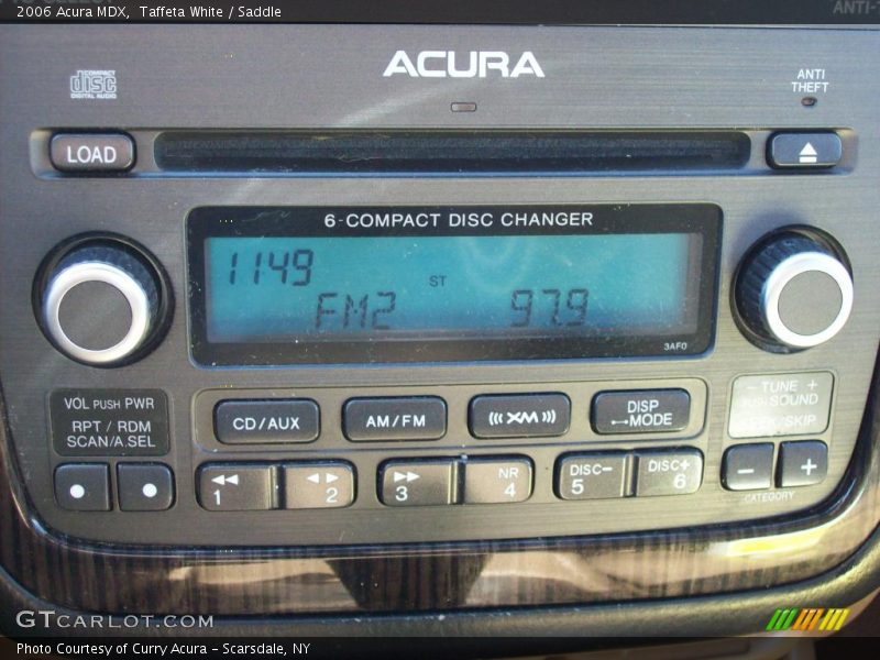 Taffeta White / Saddle 2006 Acura MDX