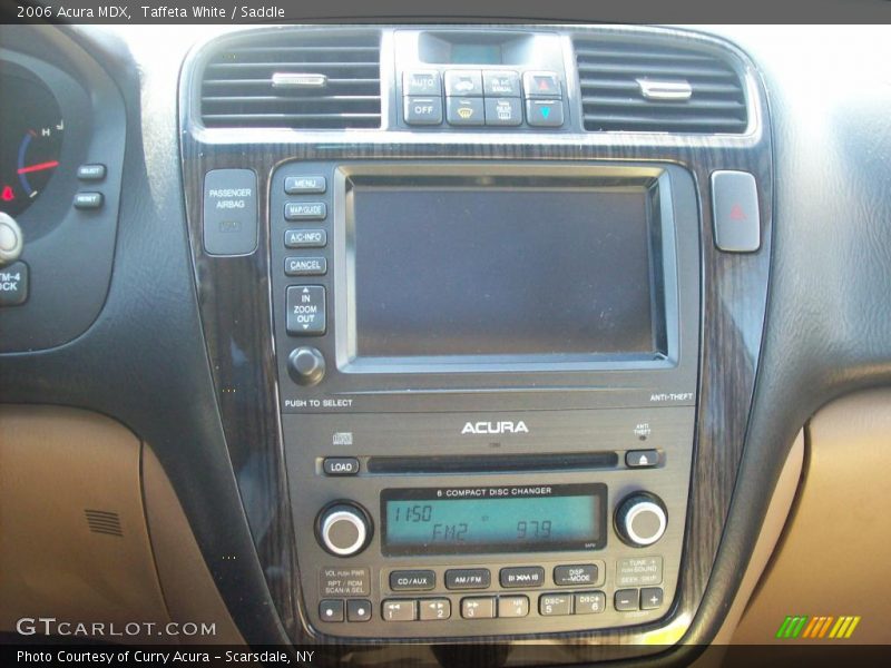 Taffeta White / Saddle 2006 Acura MDX