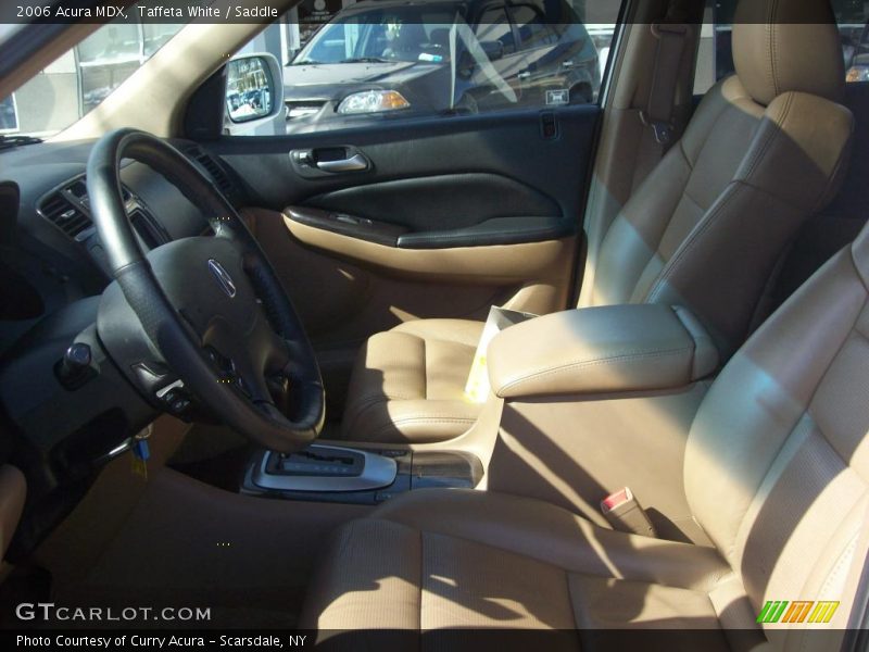 Taffeta White / Saddle 2006 Acura MDX