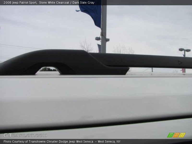 Stone White Clearcoat / Dark Slate Gray 2008 Jeep Patriot Sport