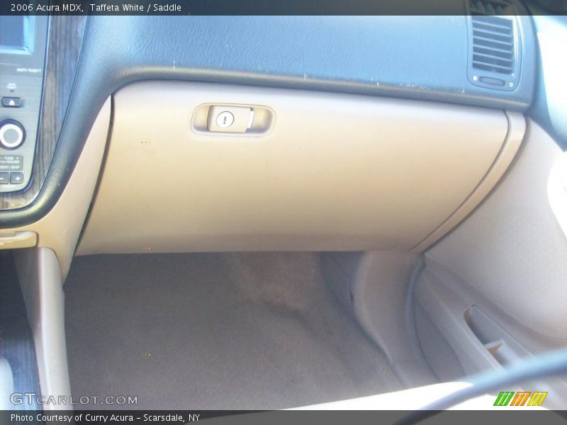 Taffeta White / Saddle 2006 Acura MDX