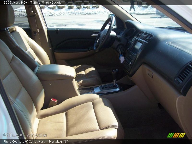 Taffeta White / Saddle 2006 Acura MDX