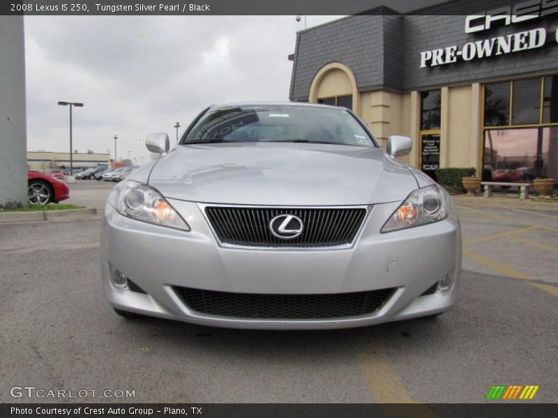 Tungsten Silver Pearl / Black 2008 Lexus IS 250