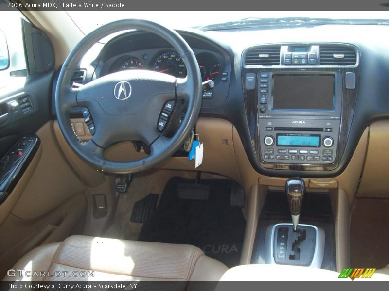 Taffeta White / Saddle 2006 Acura MDX