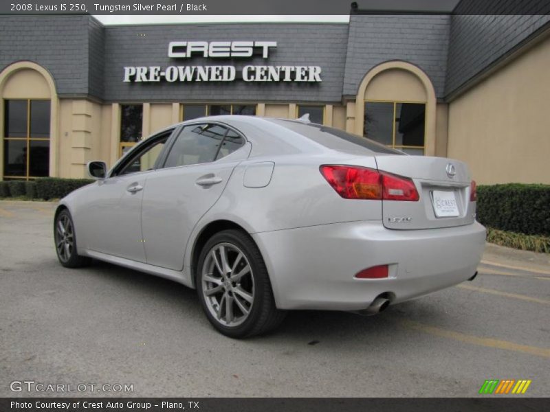 Tungsten Silver Pearl / Black 2008 Lexus IS 250