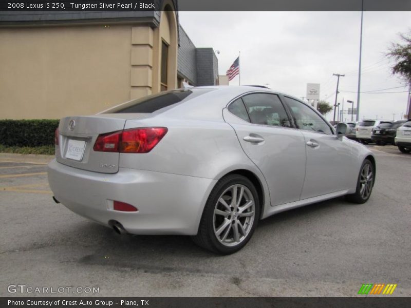 Tungsten Silver Pearl / Black 2008 Lexus IS 250