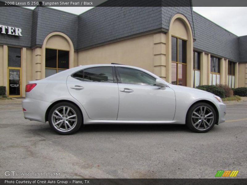 Tungsten Silver Pearl / Black 2008 Lexus IS 250