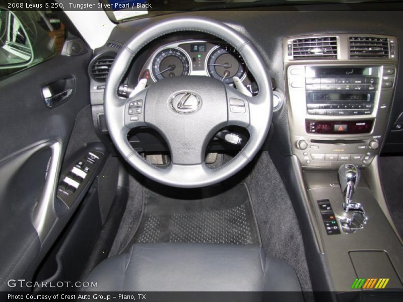 Tungsten Silver Pearl / Black 2008 Lexus IS 250