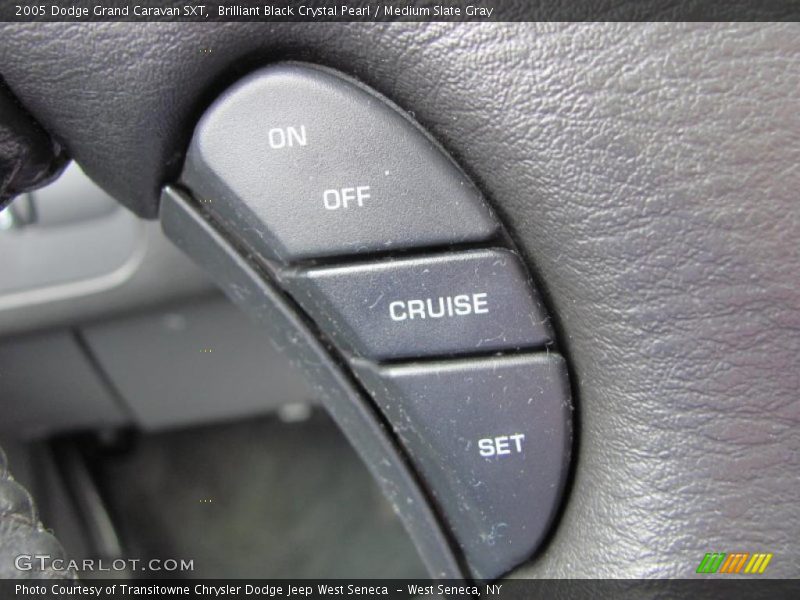 Brilliant Black Crystal Pearl / Medium Slate Gray 2005 Dodge Grand Caravan SXT