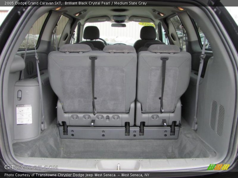 Brilliant Black Crystal Pearl / Medium Slate Gray 2005 Dodge Grand Caravan SXT