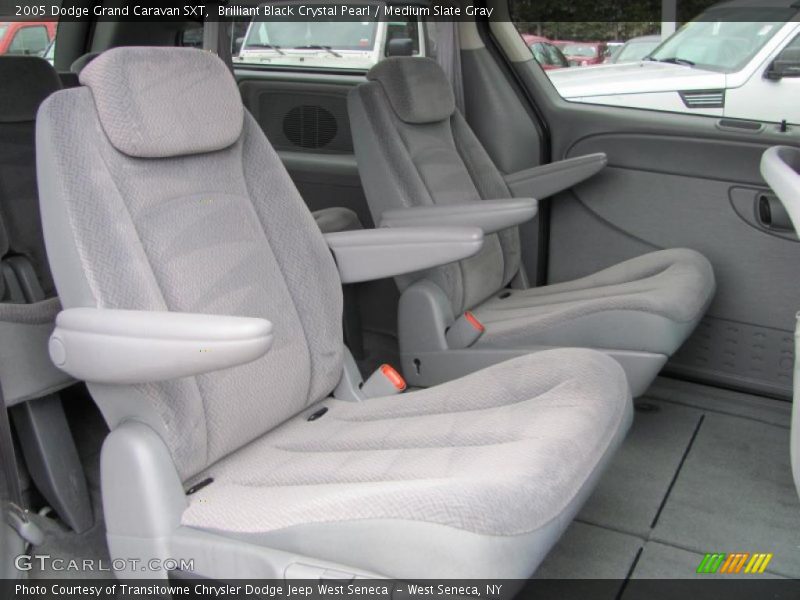 Brilliant Black Crystal Pearl / Medium Slate Gray 2005 Dodge Grand Caravan SXT