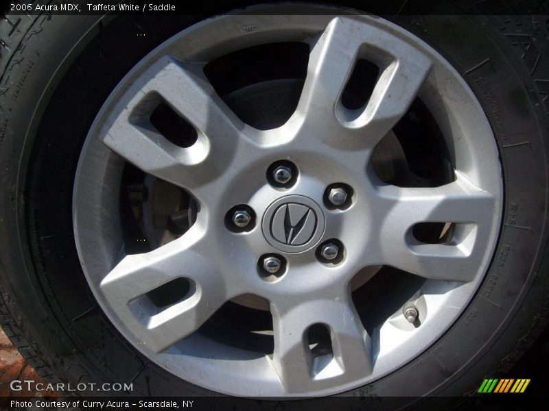 Taffeta White / Saddle 2006 Acura MDX