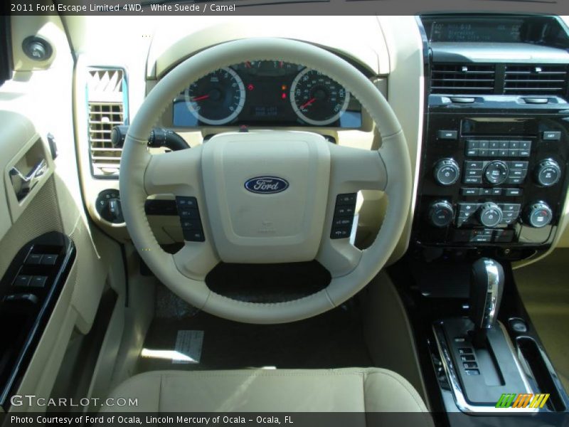 White Suede / Camel 2011 Ford Escape Limited 4WD