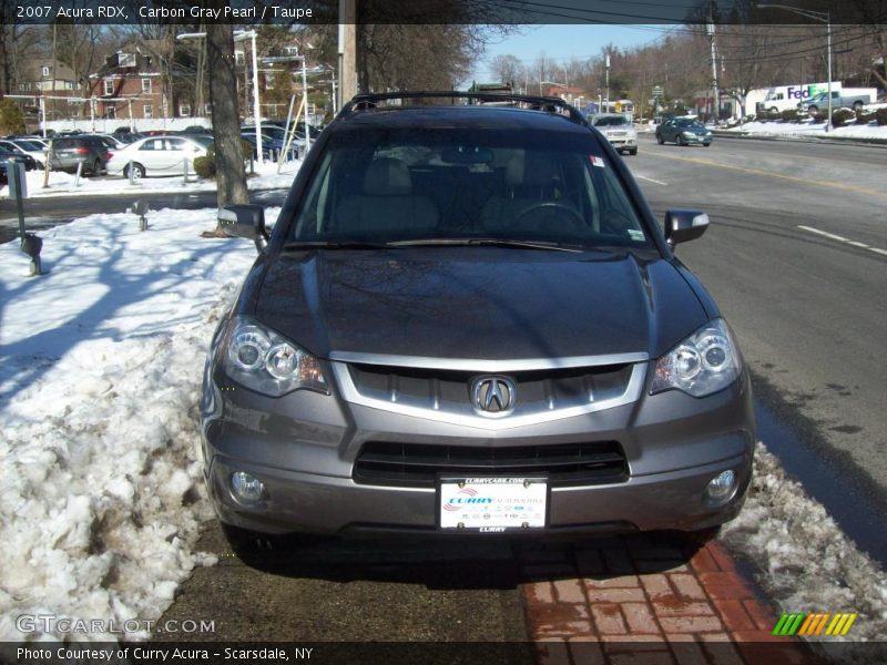Carbon Gray Pearl / Taupe 2007 Acura RDX