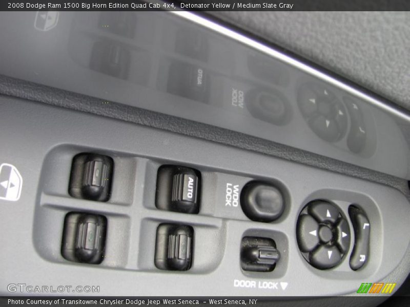 Detonator Yellow / Medium Slate Gray 2008 Dodge Ram 1500 Big Horn Edition Quad Cab 4x4