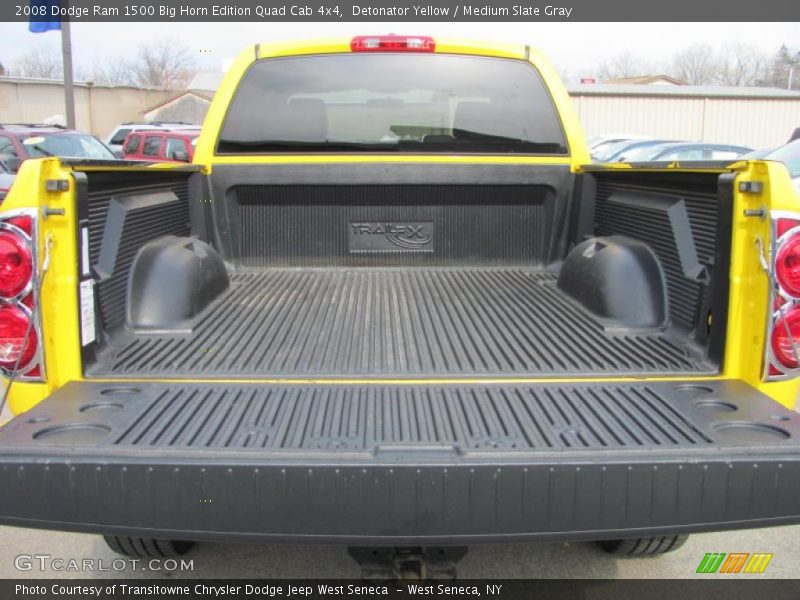 Detonator Yellow / Medium Slate Gray 2008 Dodge Ram 1500 Big Horn Edition Quad Cab 4x4
