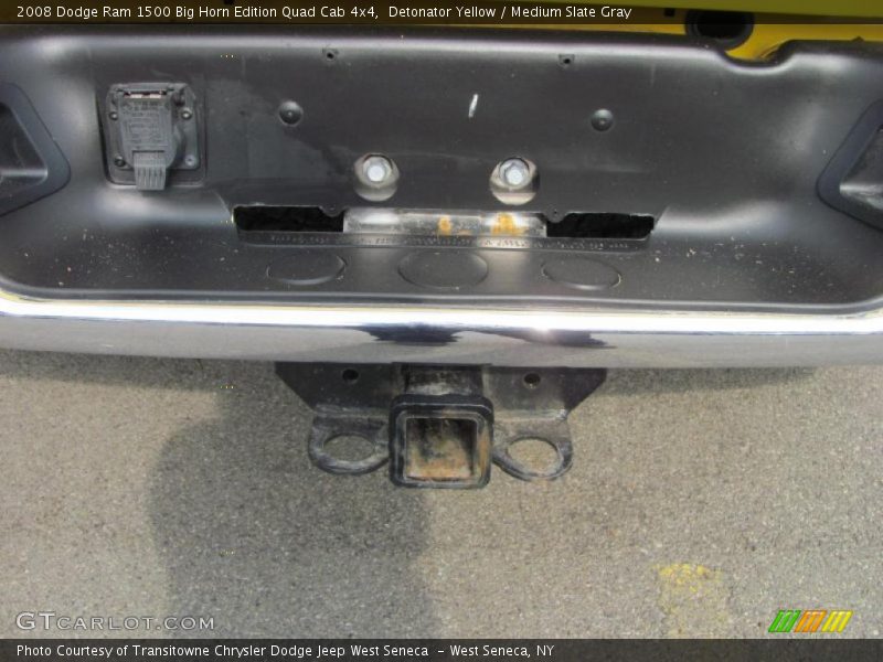 Detonator Yellow / Medium Slate Gray 2008 Dodge Ram 1500 Big Horn Edition Quad Cab 4x4