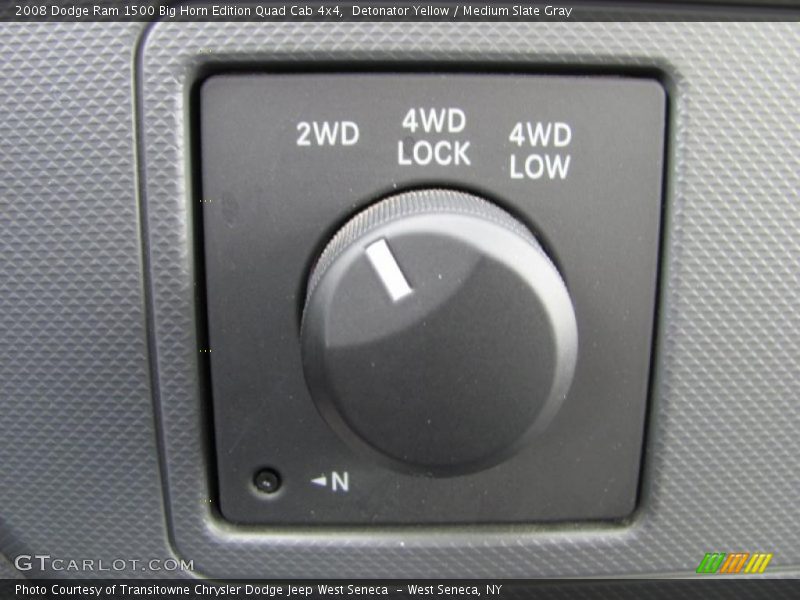 Detonator Yellow / Medium Slate Gray 2008 Dodge Ram 1500 Big Horn Edition Quad Cab 4x4