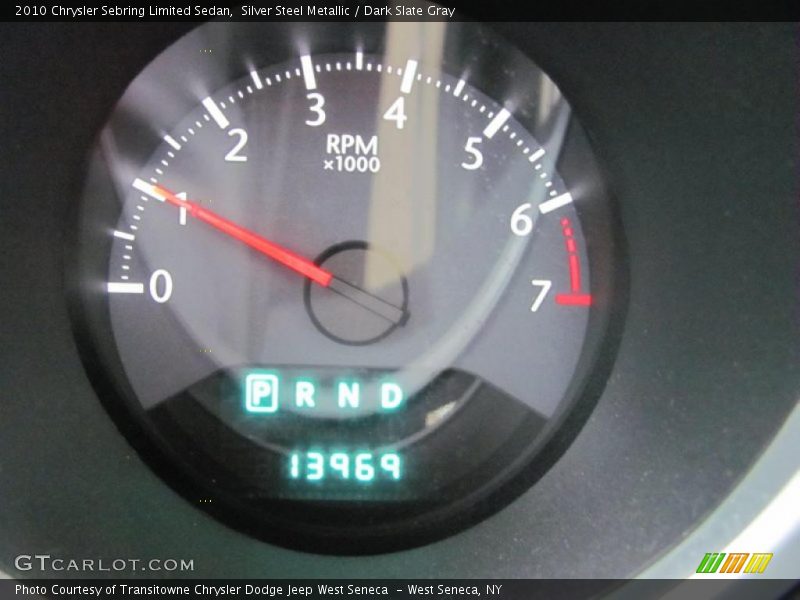 Silver Steel Metallic / Dark Slate Gray 2010 Chrysler Sebring Limited Sedan