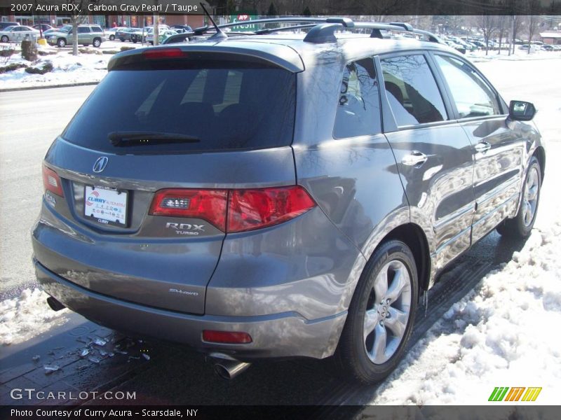 Carbon Gray Pearl / Taupe 2007 Acura RDX