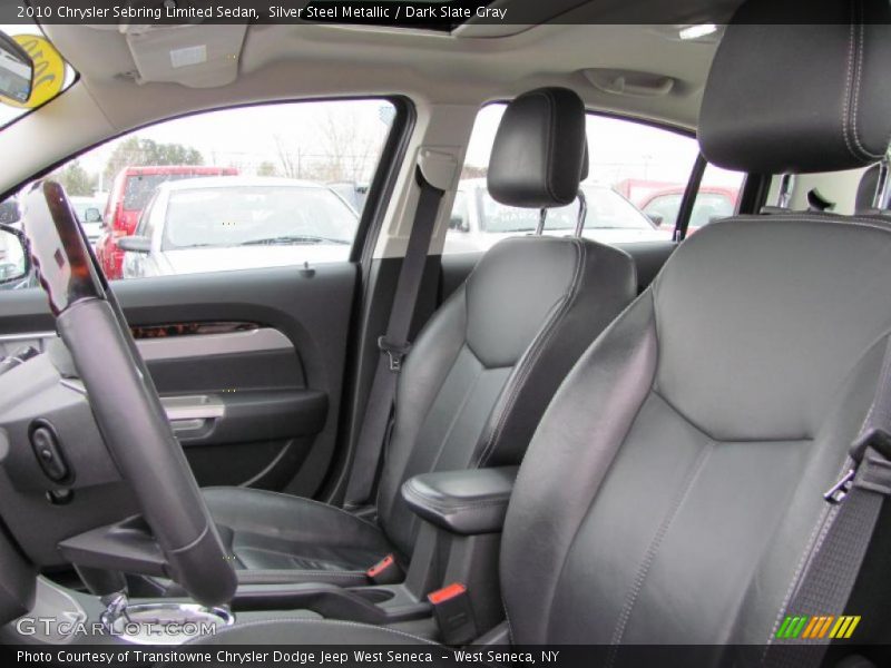 Silver Steel Metallic / Dark Slate Gray 2010 Chrysler Sebring Limited Sedan