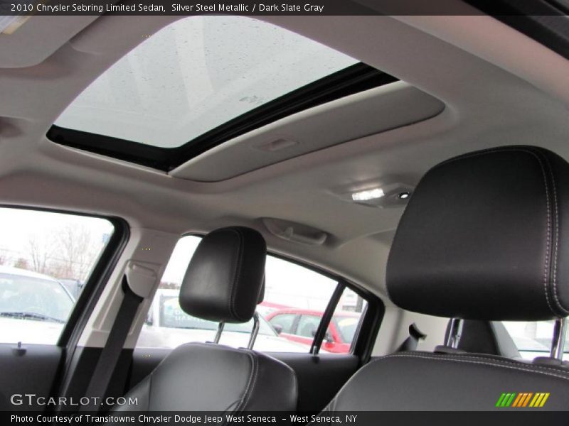 Silver Steel Metallic / Dark Slate Gray 2010 Chrysler Sebring Limited Sedan