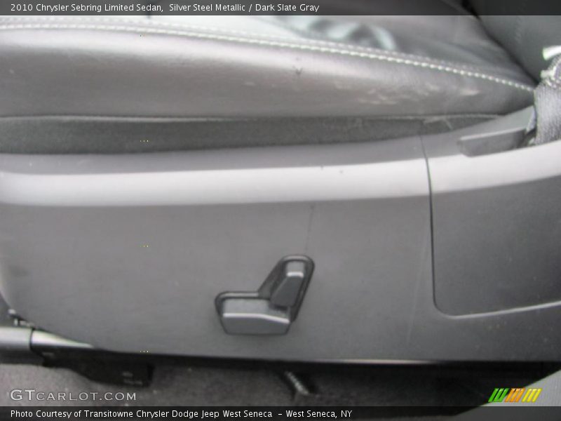 Silver Steel Metallic / Dark Slate Gray 2010 Chrysler Sebring Limited Sedan