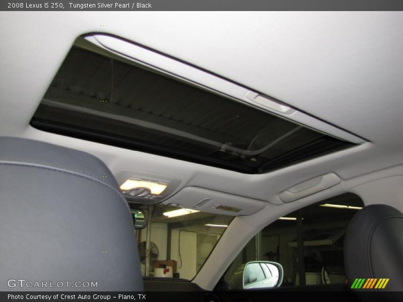 Tungsten Silver Pearl / Black 2008 Lexus IS 250